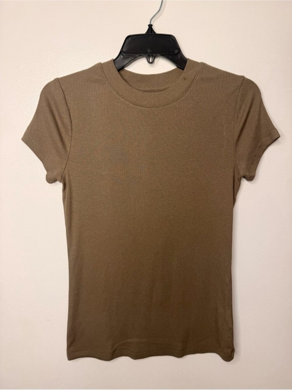 a new day Olive Crewneck Short-Sleeve Tee